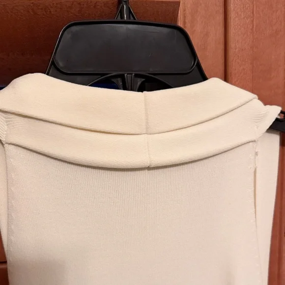 Reiss “Macy” Cream Midi Dress with Waist Tie - Picture 9 of 14